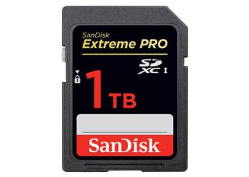 SanDisk представила карту памяти на 1 ТБ