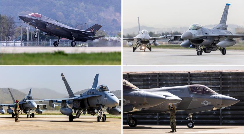 США и Южная Корея начали совместные учения Korea Flying Training с истребителями пятого поколения F-35 Lightning II