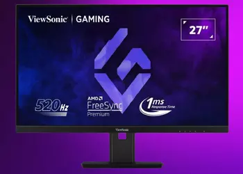 Простой монитор для любителей сетевых шутеров: ViewSonic представила модель XG2737 с частотой обновления 520 Гц
