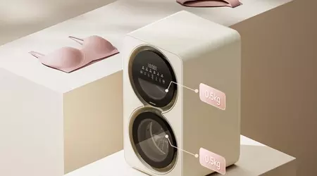 Dreame introduced Double Yolk Egg — an ultra-compact washing machine with two drums and a dryer