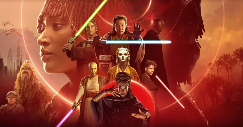Второй трейлер сериала Аколит во вселенной Звездных войн показывает загадочную фигуру с черной маской и красным световым мечом