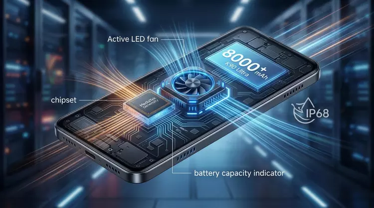 Redmi K90 Ultra: активне охолодження, 165 ...