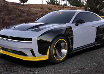 The electric Dodge Charger Daytona has received its first Widebody kit