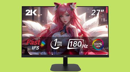 ViewSonic zaprezentował VX2757-2K-PRO: 27-calowy monitor o rozdzielczości 2K i częstotliwości odświeżania 180 Hz za 123 USD.