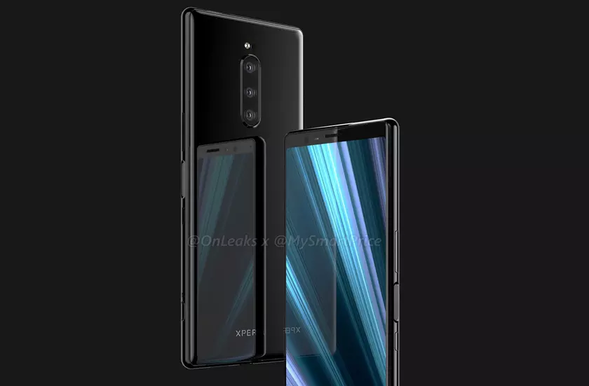 Дизайн флагмана Sony Xperia XZ4 с тройной камерой на CAD-рендерах