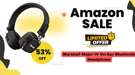 Marshall Major IV On-Ear Headphone -  Limited $80 OFF!Black Friday Deal!