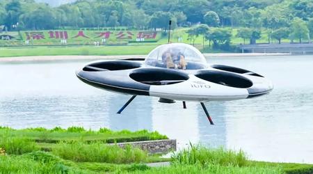 Shenzen UFO Flying Saucer Technology heeft een drone voor passagiers onthuld in de vorm van een vliegende schotel