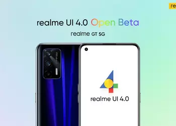 realme announced the beta testing Android 13 with the shell realme UI 4.0 for realme GT 5G