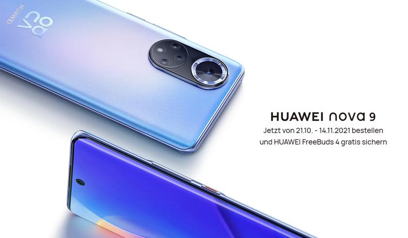 Huawei nova 9 in Europe - Snapdragon 778G without 5G, 50MP camera and 120Hz OLED display for €499