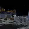 Превью иллюстрации ровер Astrolab-FLEX на Луне