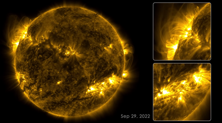 La NASA ha mostrato un video di 59 minuti che mostra 133 giorni di vita del Sole