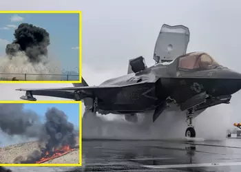 В США разбился испытательный истребитель F-35B Lightning II – пилот с тяжёлыми травмами был доставлен в больницу