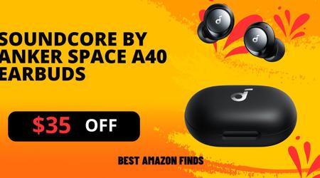 Soundcore by Anker Space A40 Earbuds - $35 Off Prime Big Deal!