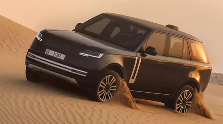 Range Rover Electric: нові фотографії позашляховика з пустелі