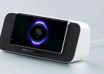 Беспроводная колонка Xiaomi cо встроенной Qi-зарядкой