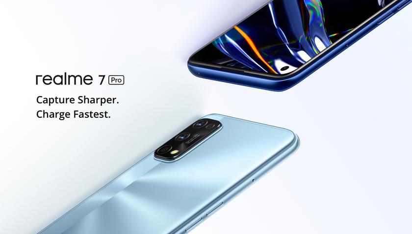 Realme 7 Pro приехал в Украину: чип Snapdragon 720G, квадро-камера, 65-ваттная зарядка и акционный ценник в 8499 грн