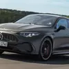 Превью электрического седана Mercedes-AMG CLA 45 - передняя часть