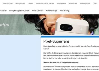 Программа Google Pixel Superfans доступна в Германии