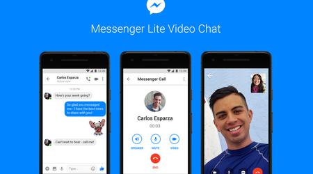 Facebook added video calls to Messenger Lite