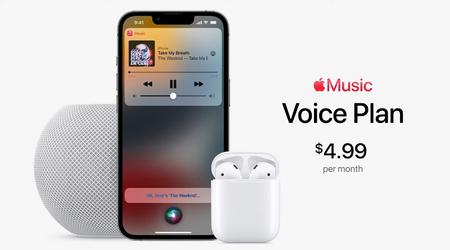 Voice Plan : un nouveau forfait Apple Music à 4,99 $ par mois qui vous permet de contrôler votre musique à l'aide de Siri