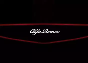 Alfa Romeo has revealed a teaser of the light signature that the new Stelvio could get (video)