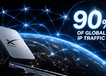 Маск прогнозирует Starlink 90% спутникового трафика: амбиции или математика?