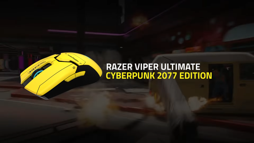 20 000 DPI и 70 часов работы: Razer выпустит беспроводную мышь Viper Ultimate в стиле Cyberpunk 2077