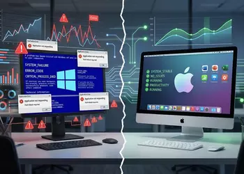 Миф о «прямых руках» разбит: статистика доказывает, что Windows в разы нестабильнее macOS