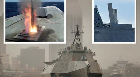 La Marina estadounidense ha equipado el buque de combate litoral USS Savannah con un lanzador Mk 70 para misiles Tomahawk y Standard Missile 6 Block IB.