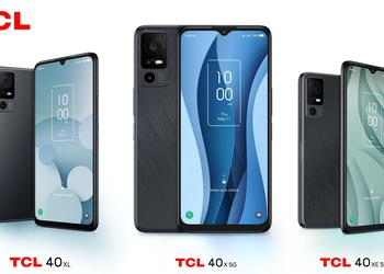 TCL 40 X – линейка бюджетных смартфонов с Android 13 и аккумуляторами на 5000 мА*ч по цене $150-200