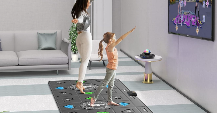 Dance Mat for Adult Kids HDMI Musical Blanket Pad Double Exercise Carpet  Antislip Dance Floor Mat Family Games Dance