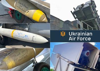 Воздушные Силы Украины впервые показали умные авиационные бомбы JDAM-ER, их используют с истребителями МиГ-29