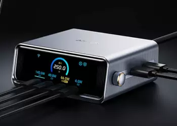 250 Вт, 6 портов и современные протоколы — Anker выпустила компактную зарядную станцию GaN Desktop Charger Pro+