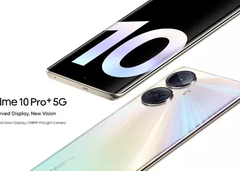 The realme 10 Pro+ debuted outside of China: a smartphone with a 120Hz AMOLED screen, a MediaTek Dimensity 1080 chip and a 108 MP camera