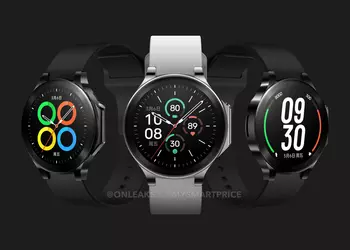 1.43" AMOLED display and Snapdragon W5 Gen 1 processor: OnePlus Watch 2 revealed in renders