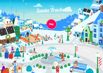 Где сейчас Санта? Google запустил сервис отслеживания Санта-Клауса в реальном времени