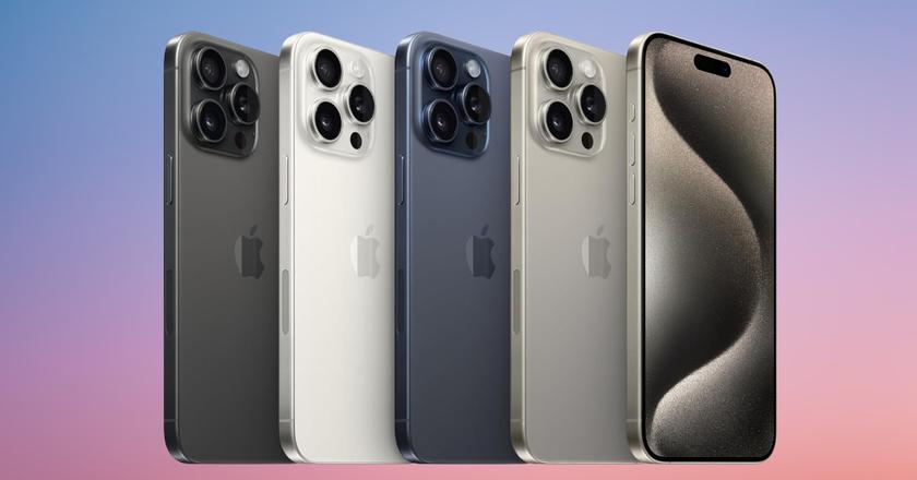 Teléfonos Apple iPhone 15 Pro Max mejores teléfonos para grabación de video