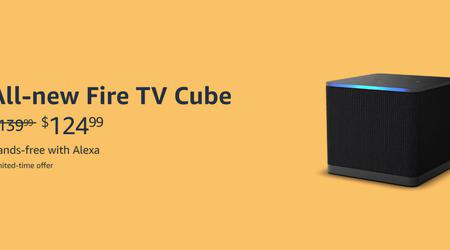Fire TV Cube 4K-Medienplayer mit Alexa und Wi-Fi 6E wieder bei Amazon für $15 Rabatt