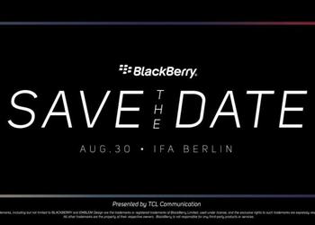 TCL готовится к презентации нового смартфона BlackBerry 30 августа
