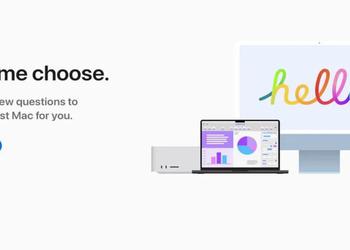 Apple поможет выбрать Mac: Компания запустила новый веб-сайт "Help Me Choose" для поиска необходимого компьютера