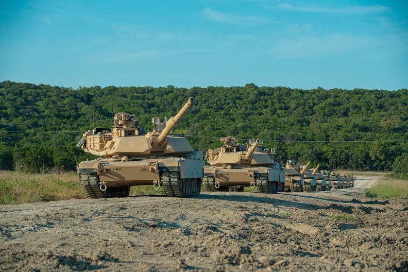 The US Army has created the first fully modernized battle group with Abrams SepV3 tanks, M109A7 Paladin howitzers, M2A4 Bradley armored cars and AMPV