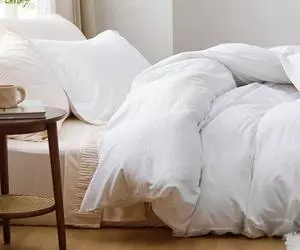 Bedsure Blanc Housse de couette