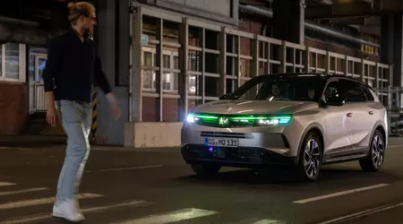 Opel showed light communication with AI for unmanned cars