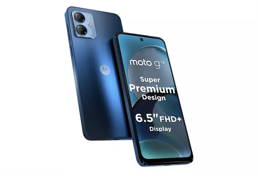 Moto G14: FHD+ дисплей, чип Unisoc T616, батарея на 5000 мАч и камера на 50 МП за $120