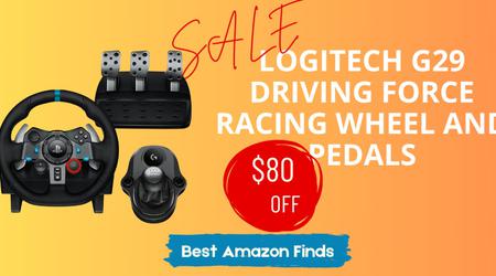 Logitech G29 Driving Force Racing Wheel and Pedals - Now $80 Off Limited Time Deal!