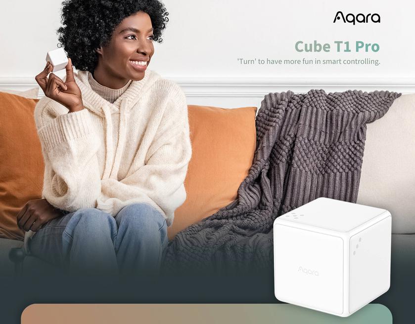 Aqara Cube T1 Pro : un gadget pour contrôler les appareils intelligents de la maison avec la prise en charge de HomeKit, Amazon Alexa et Matter.