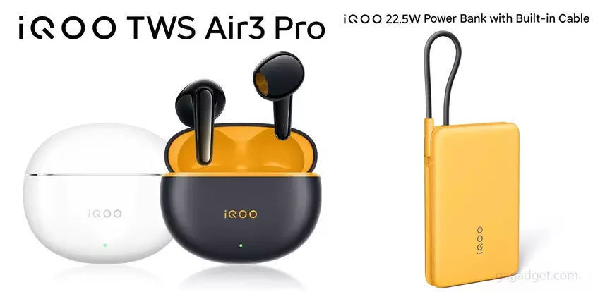 IQOO TWS Air3 Pro: Новый стандарт беспроводных наушников в сочетании с мощным павербанком