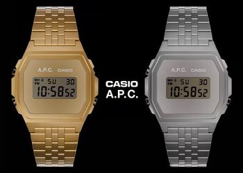 Привет из 1970-х: A.P.C. и Casio представили новые часы в ретро-стиле