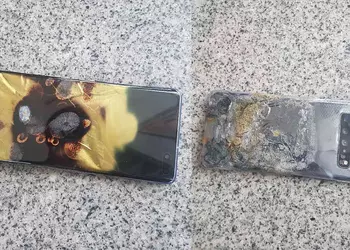 Первый пошел: Samsung Galaxy S10 5G загорелся и взорвался