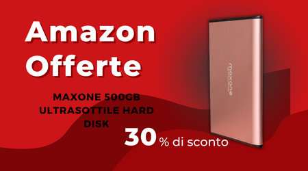 Maxone 500GB Hard Disk Esterno Ultrasottile – Risparmia 12€ questo Black Friday!